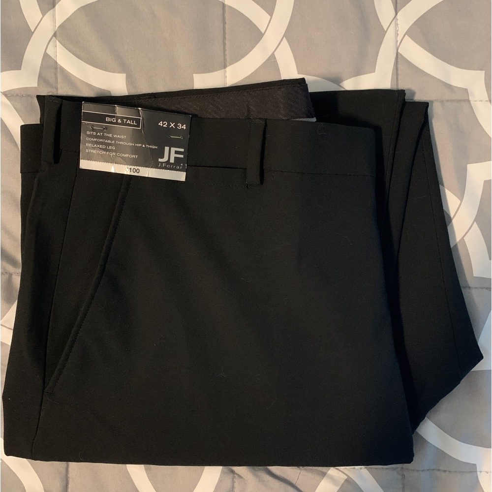 J Ferrar Flat Front Suit Pants